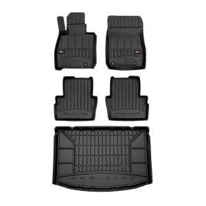 Mazda CX-3 Floor-Trunk Mats - Omac - 3D Premium - Black - 2016-2021